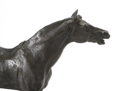 null Pierre Jules MENE (1810-1879)
Cheval à la Barrière 
Epreuve en bronze DJINN...