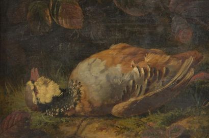 null Anthelme Eugène GROBON (1820-1878)
Nature morte au faisan
huile sur panneau...