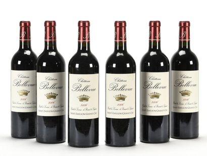 null 6 B CHÂTEAU BELLEVUE (Caisse Bois d'origine) GCC Saint-Emilion 2006