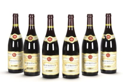 null 6 B HERMITAGE Rouge (3 e.l.a; 1 e.a; 1 e.t.a; 2 clm.a.) Guigal 1993