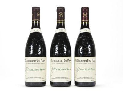 null 3 B CHATEAUNEUF DU PAPE MARIE BEURRIER Henri Bonneau 2010