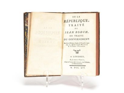 null BODIN (Jean) : De La Republique: Traite de Jean Bodin Ou Traite Du Gouvernement,...