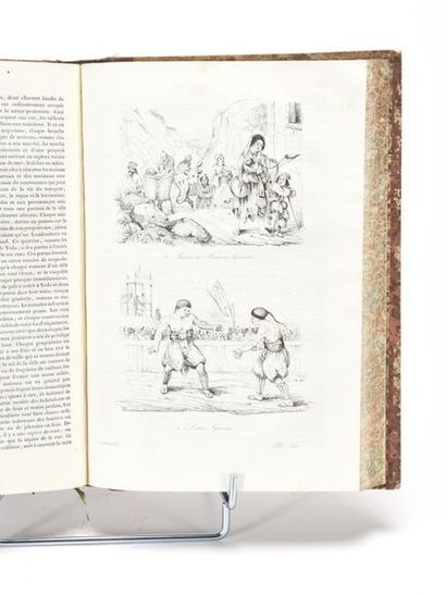 null DUMONT d'URVILLE. Voyage autour du monde. Paris, TENRE, 1834. Deux volumes....