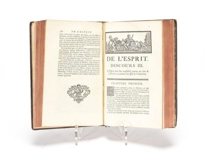 null [HELVETIUS] : De l'Esprit. Paris, Durand, 1759. Un volume.
Contre-façon, publiée...