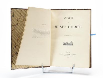 null Annales du Musée GUIMET. Paris, Ernest Leroux, 1880-1889.
Les 9 premières années...