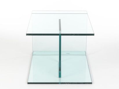 null FIAM ITALIA
Table basse entièrement en verre transparent, structure rectangulaire.
Circa...