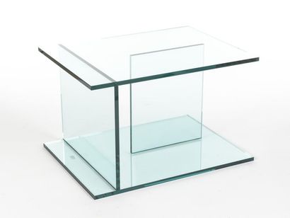 null FIAM ITALIA
Table basse entièrement en verre transparent, structure rectangulaire.
Circa...