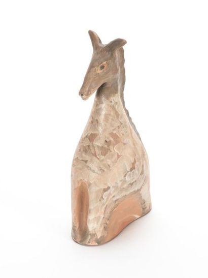 null Jules AGARD (1905-1986)
Pièce unique
Sculpture zoomorphe représentant une Biche...