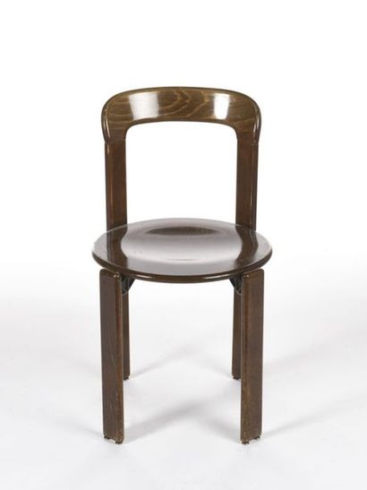 null Bruno REY (Né en 1935)
Suite de six chaises modèle Rey Chair en hêtre massif...