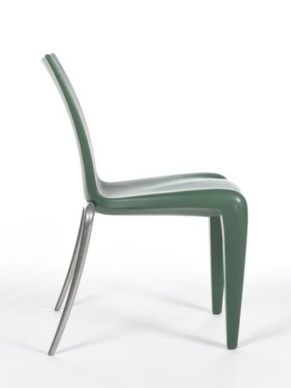 null Philippe STARCK ( Né en 1949)
Suite de six chaises modèle Louis XX à assise...