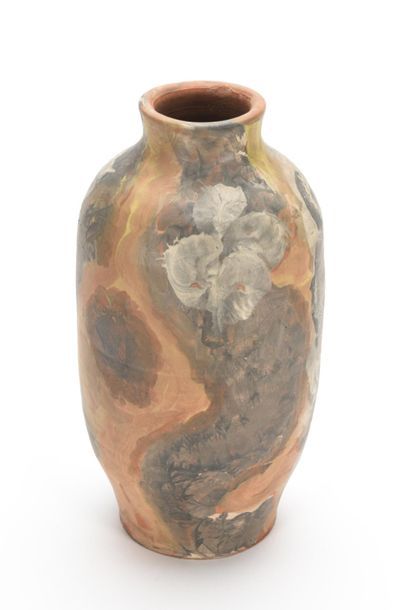 null Jules AGARD (1905-1986)
Pièce Unique
Vase de forme ovoïdale à col resserré en...