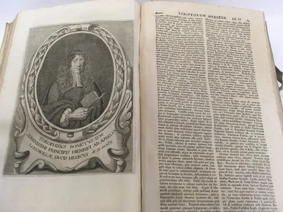 null MANGETI (joannis Jacobi) : Bibliotheca scriptorum Medicorum veterum et recentiorum,()...