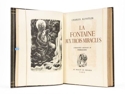 null KUNSTLER (Charles) : La fontaine aux trois miracles. 25 lithographies originales...