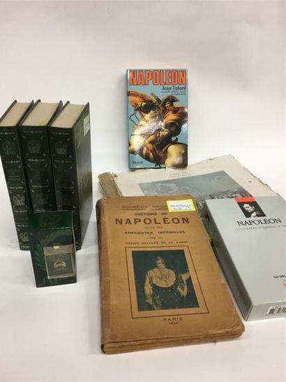 null Lot de livres sur Napoléon dont Tullard, Las Cases, et les batailles de la ...