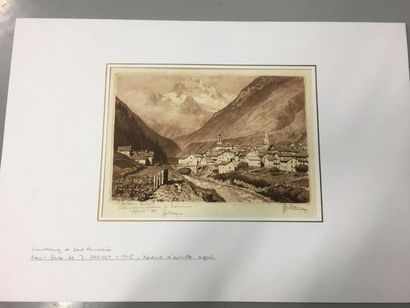 null Joannes DREVET (1854 - 1940)
Vallée de la Maurienne
Eau forte
Epreuve d'artiste...