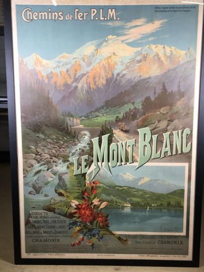 null Affiche PLM le Mont Blanc Viaduc Ste Marie 
106 x 73.5 cm