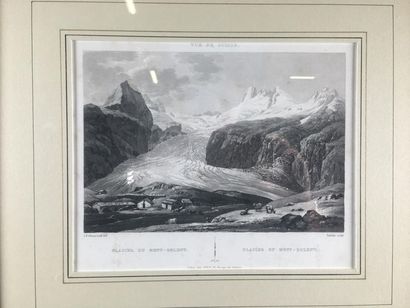 null Dubois, Col de Balme 
12 x 16 cm 
Glacier des Bois Aig. Verte 
7.5 x 11 cm
Dostervald...