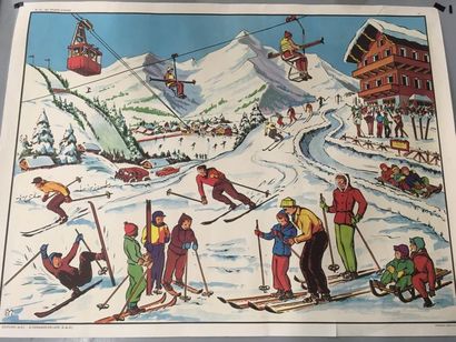 null Les sports d'hiver
Affiche recto verso
61 x 91 cm
Imprimerie Oberthur
Petite...