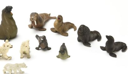 null 13 figurines sur le thème des animaux marins