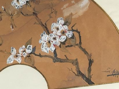 null Projet d'éventail
Dessin
Fleurs de cerisiers
Ed. Autant
27 x 51 cm