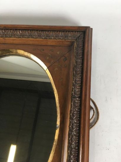 null Miroir cadre Napoleon III en bois
58 x 48 cm