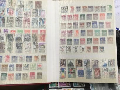 null Lot de dix albums de timbres
France, Pologne, Portugal, Tchéquoslovaquie, Palestine,...