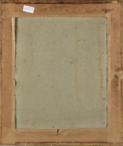 null Gravure en couleur "la main"
Cadre en bois et stuc doré
24 x 19 cm