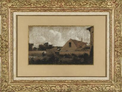 null Antoine VOLLON (1833-1900)
Paysage
Dessin signé en bas à droite
42,5 x 59,2...
