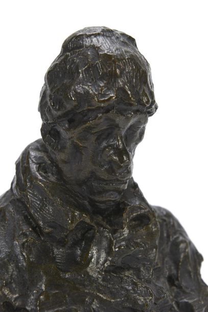 null Honoré DAUMIER (1808- 1879) 
Buste Charles-Francois MALO
Epreuve en bronze,...