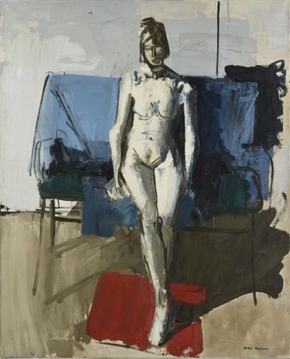 null Michel MOUSSEAU (1934)
Femme nue
Huile sur toile
100 x 85 cm