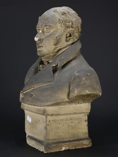 null Denis FOYATIER (1793-1863), 
portrait d'homme en buste Christophe Guillaud ,...