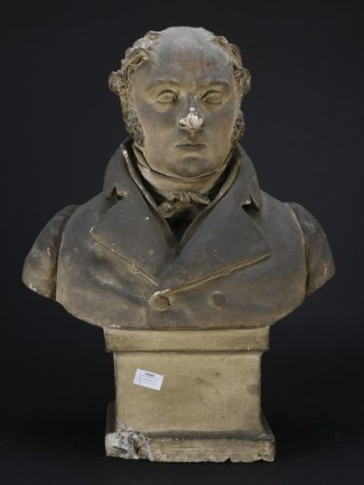 null Denis FOYATIER (1793-1863), 
portrait d'homme en buste Christophe Guillaud ,...