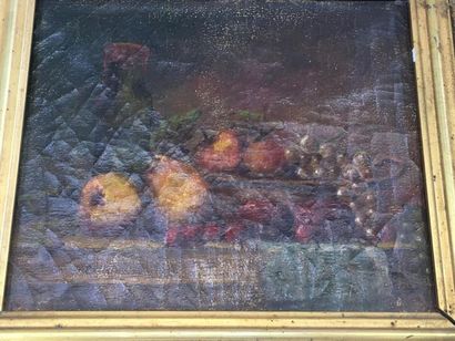 null Nature morte au fruits
Huile sur toile
21 x 26 cm