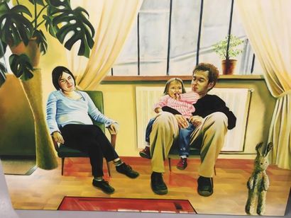 null David MOREL
Portrait de famille
Huile sur toile
125 x 150 cm