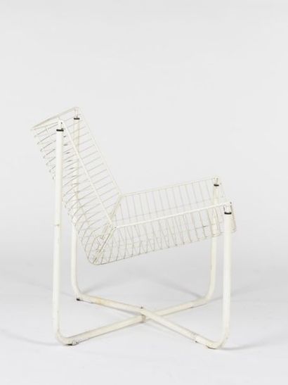 null Niels GAMMELGAARD (né en 1944) 
Paire de fauteuils de modèle Jarpen à structure...