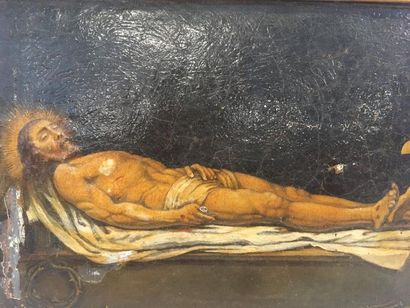 null Déposition du Christ
Huile sur toile marouflée sur cuivre
15 x 20 cm