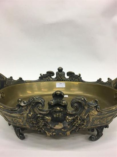 null Centre de table en bronze argenté
Style Louis XV