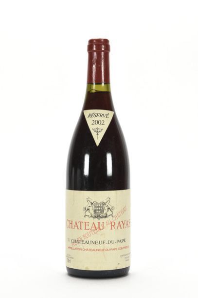null 1 B CHATEAUNEUF DU PAPE (quelques marques étiquette) Château Rayas 2002