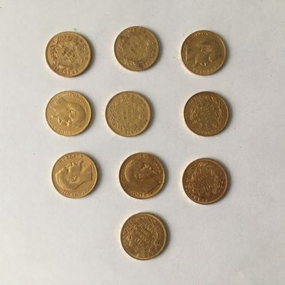 null Napoléon III 10 pièces de 20 francs or