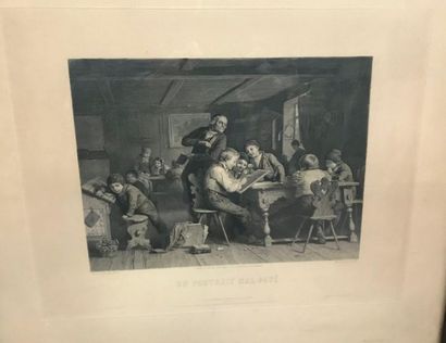 null Un portait mal payé
Gravure humoristique Napoléon III
37 x 45 cm