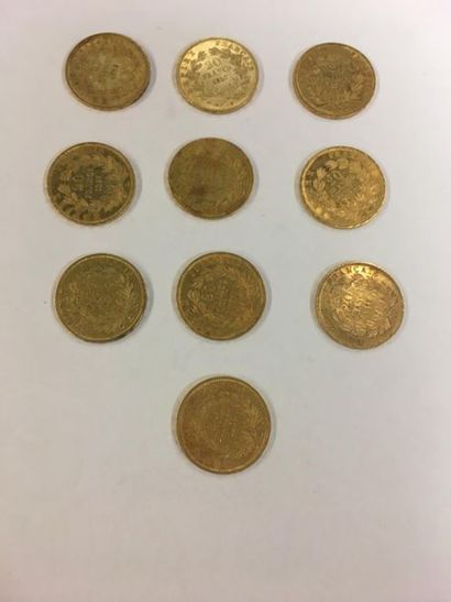 null Napoléon III 10 pièces 20 francs or