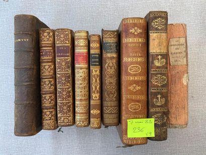 null 9 volumes, dont, Les provinciales, 1766 de Pascal, Dictionnaire abrégé de la...