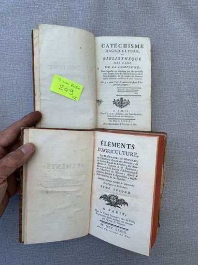 null Catéchisme d'agriculture, ou bibliothèque des gens de la campagne. Paris, 1773....