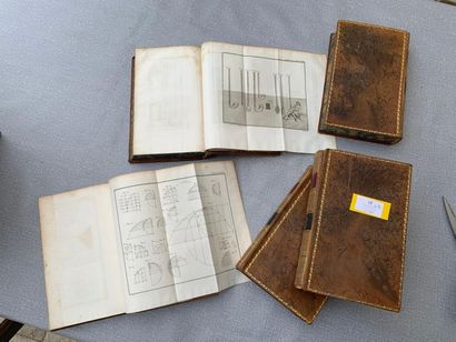 null Les oeuvres de Blaise Pascal. 5 volumes (complet). Plein cuir, Paris, 1819....