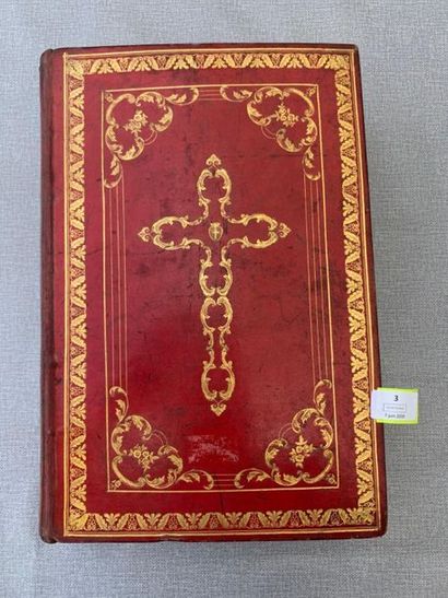 null Missale lugdunensis. 1771. 1 volume in-folio, plein veau, largement orné.