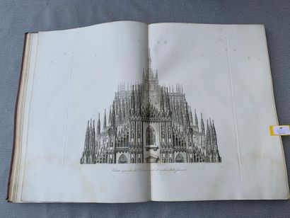 null Il duomo di Milano. 1871. Un volume in-folio. Nombreuses planches dont certaines...