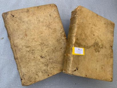 null Loix et constitutions de sa Majesté. 2 volumes in-4 reliés vélin. Turin, 17...