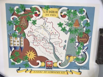 null Les vignobles de France
Vins de Bordeaux
Affiche entoilée
77 x 93 cm