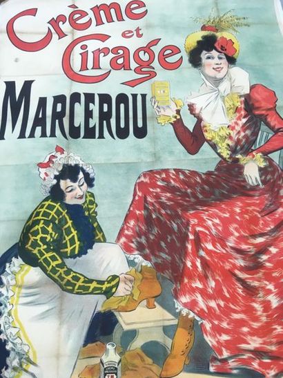 null René PEAN
Cirage MARCEAU
affiche entoilé imp CHAIX timbre d'affichage
210 x...