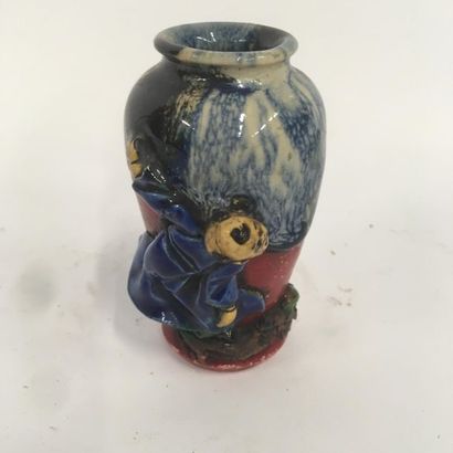 null Japon poterie Sumida à décor de personnage
H : 10 cm